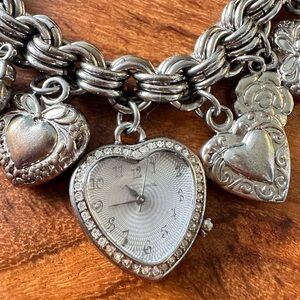 Betsey Johnson Charm Bracelet Watch